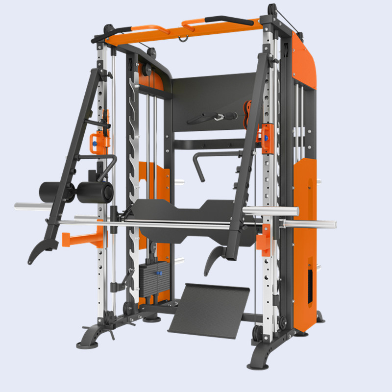 Home Gym Equipment Set - Sprzęt fitness, wolne obciążenia, maszyna Smitha/stojak