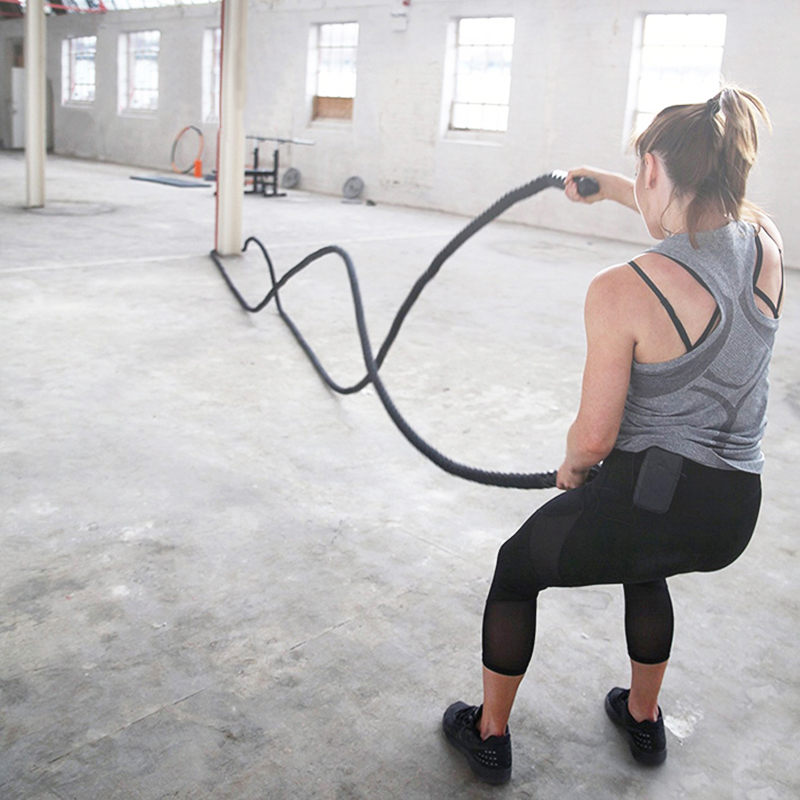 Battle Rope Heavy - Lina do ćwiczeń fitness 9M/12M/15M, ciężkie