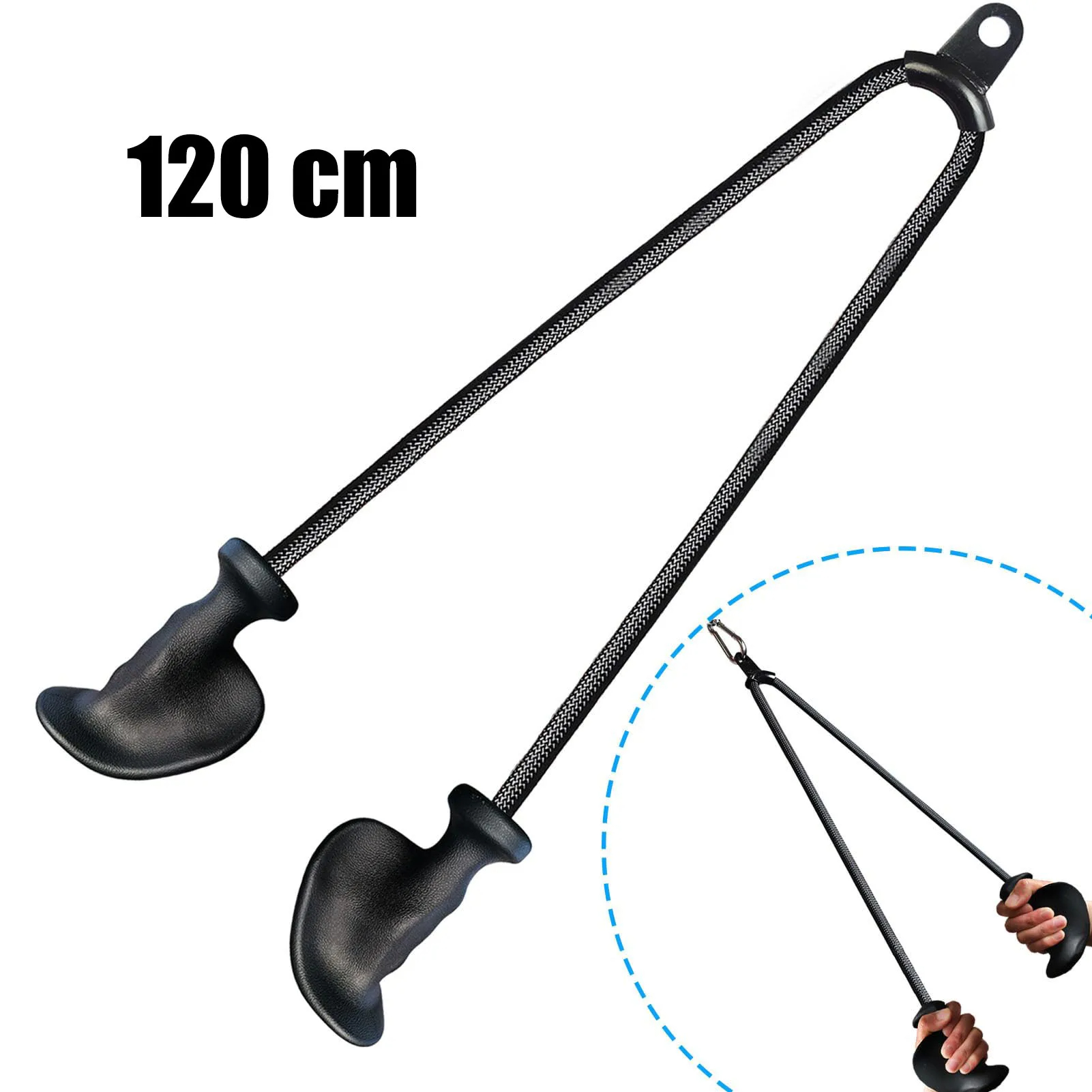 Lat Pulldown Cable - Ergonomiczna lina na triceps, łatwa do