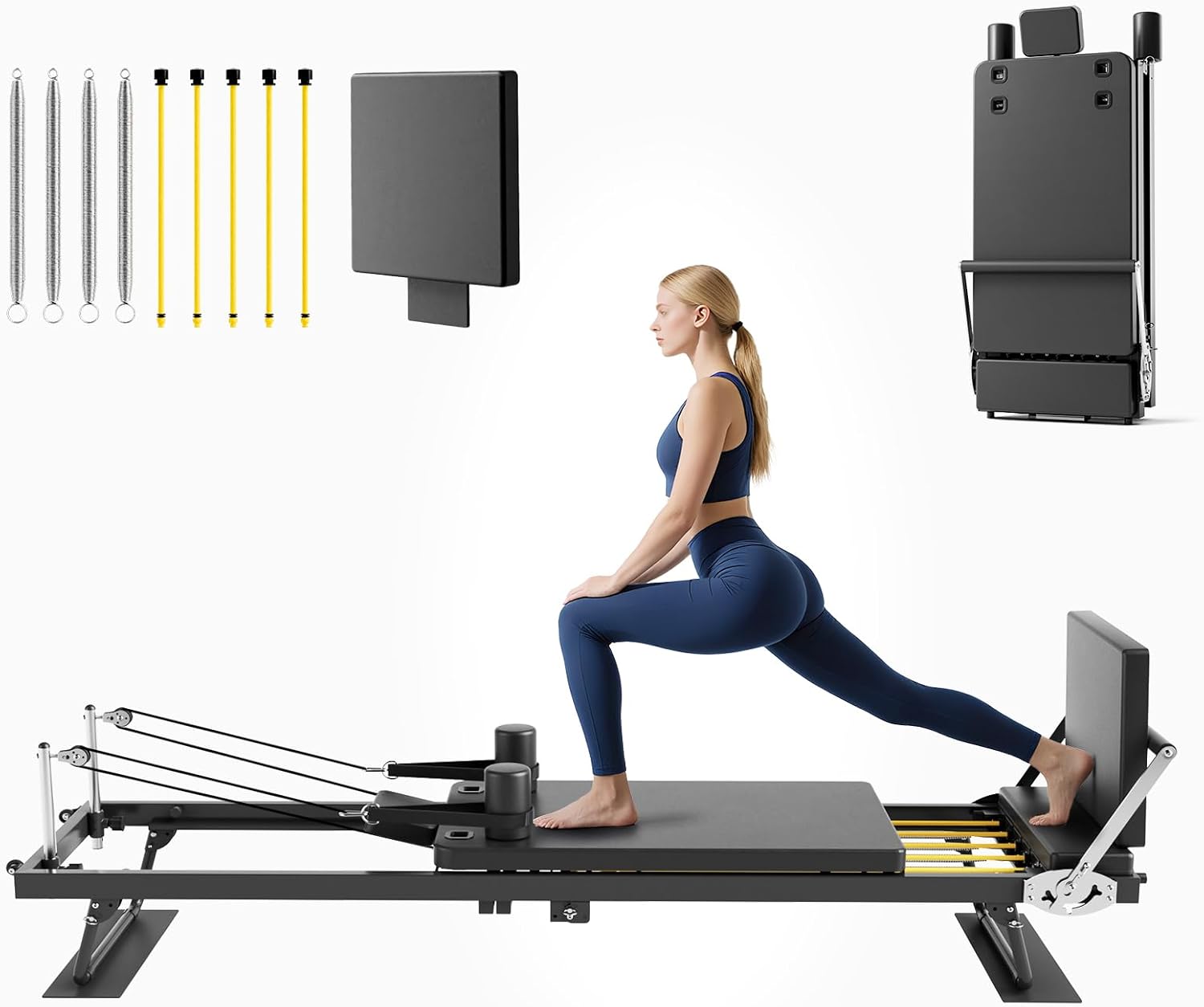 Leg Home Gym Workout - Składana maszyna do pilatesu, sprzęt do