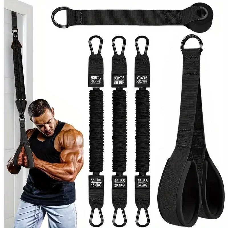 Home Gym Routine - Zestaw taśm oporowych, lina do ćwiczeń