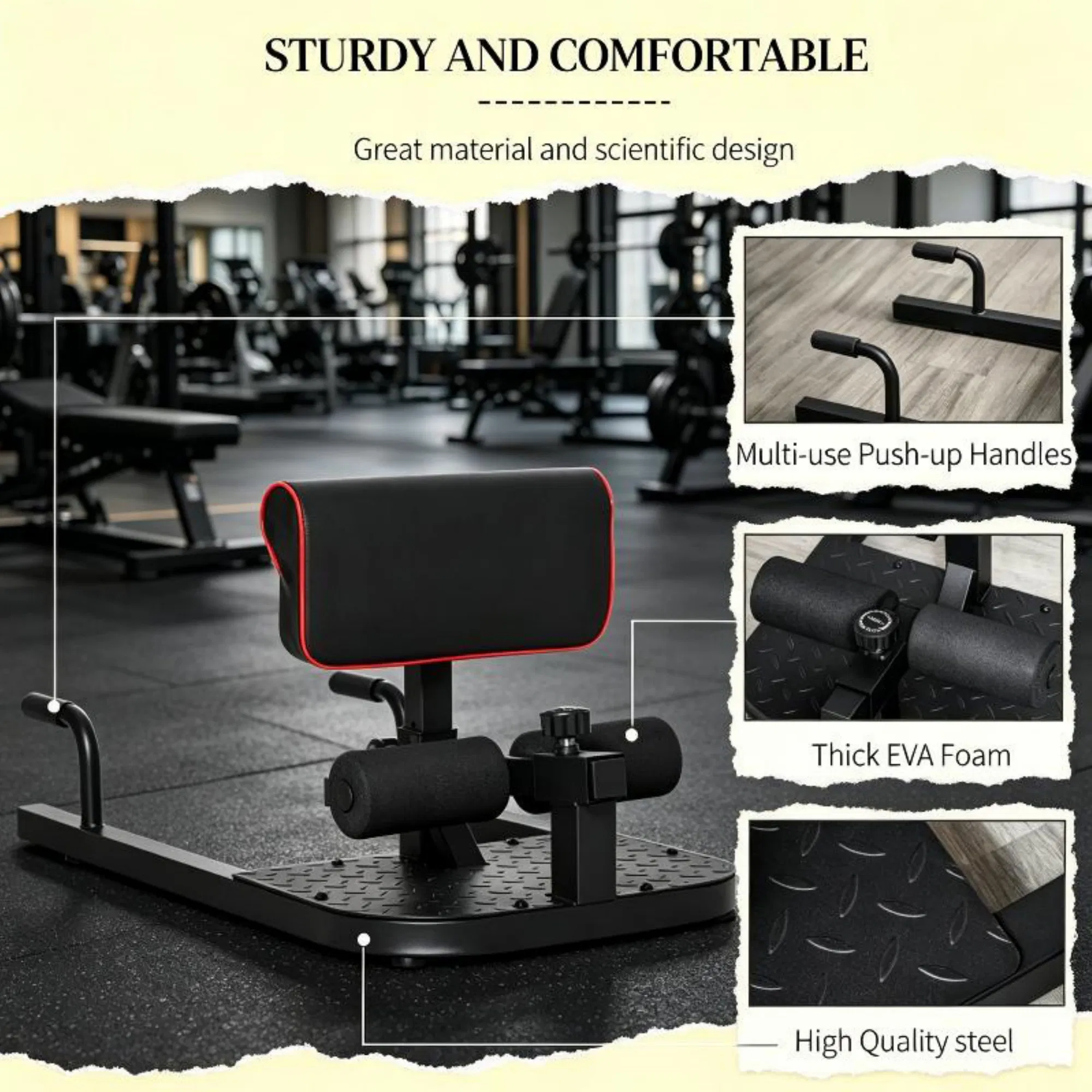 Czarna, wielofunkcyjna maszyna – All In One Gym Home Equipment recenzja i cena