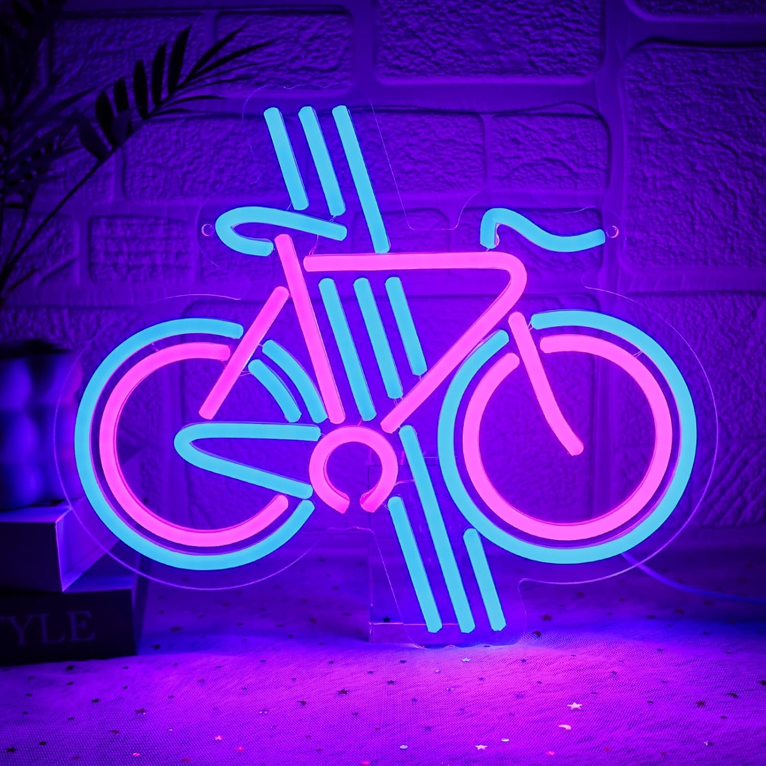 Neon Rowerowy Ściemnialny LED  – Home Gym Neon Sign recenzja i cena