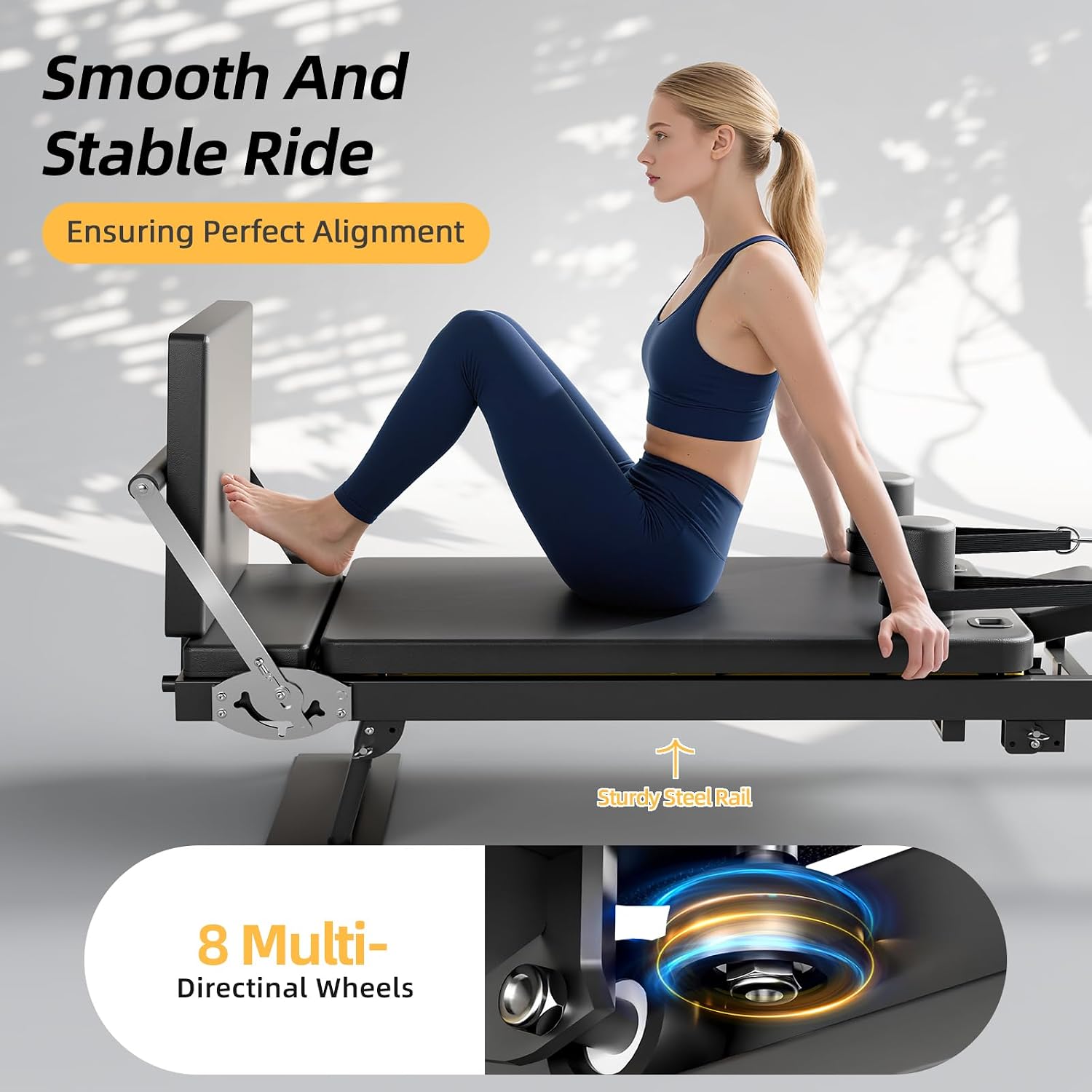 Składana maszyna do pilatesu,  – Leg Home Gym Workout recenzja i cena