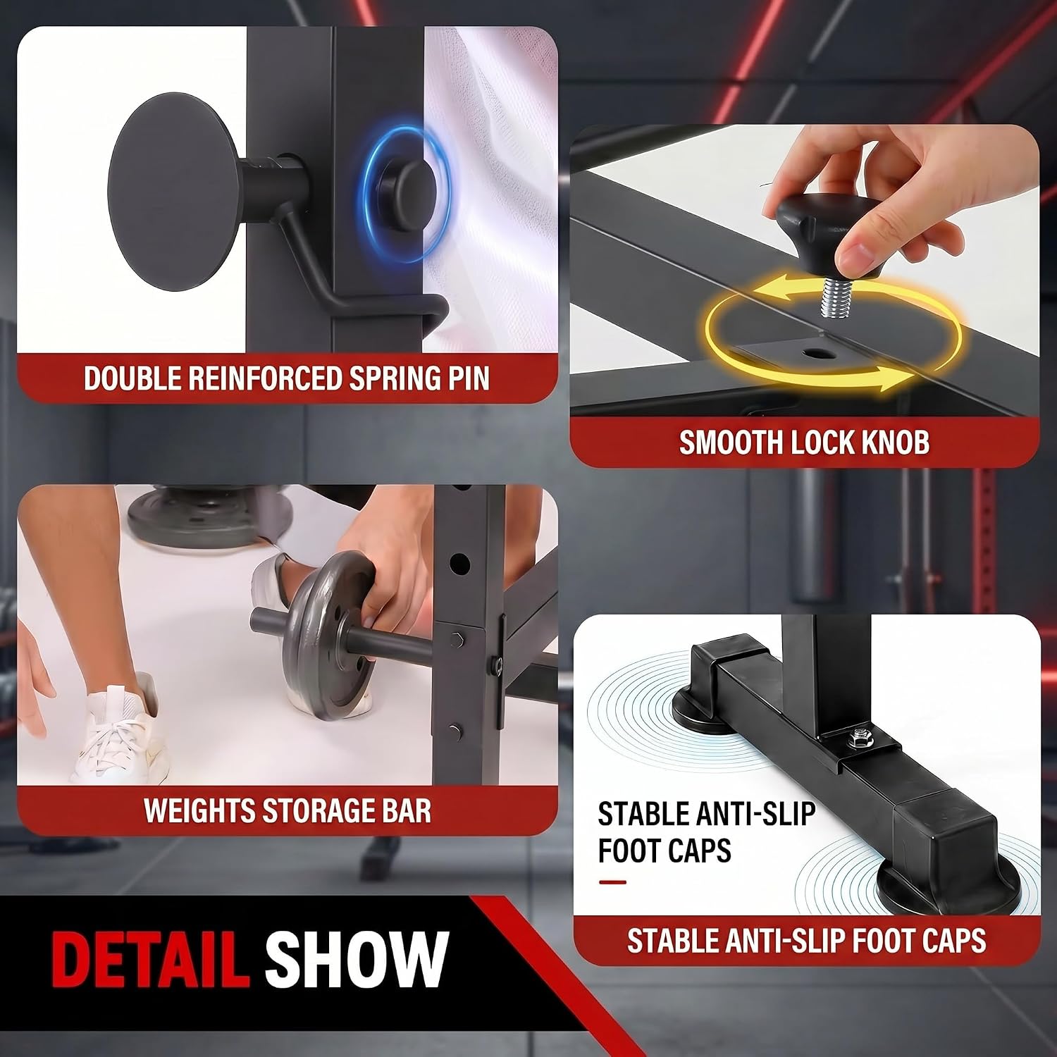 Zestaw do ćwiczeń na ławce z r – Home Gym Equipment Set recenzja i cena